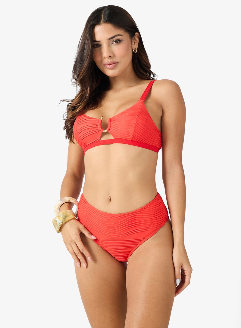 جينجر طقم بيكيني مثلثي بنقوش - Image 5